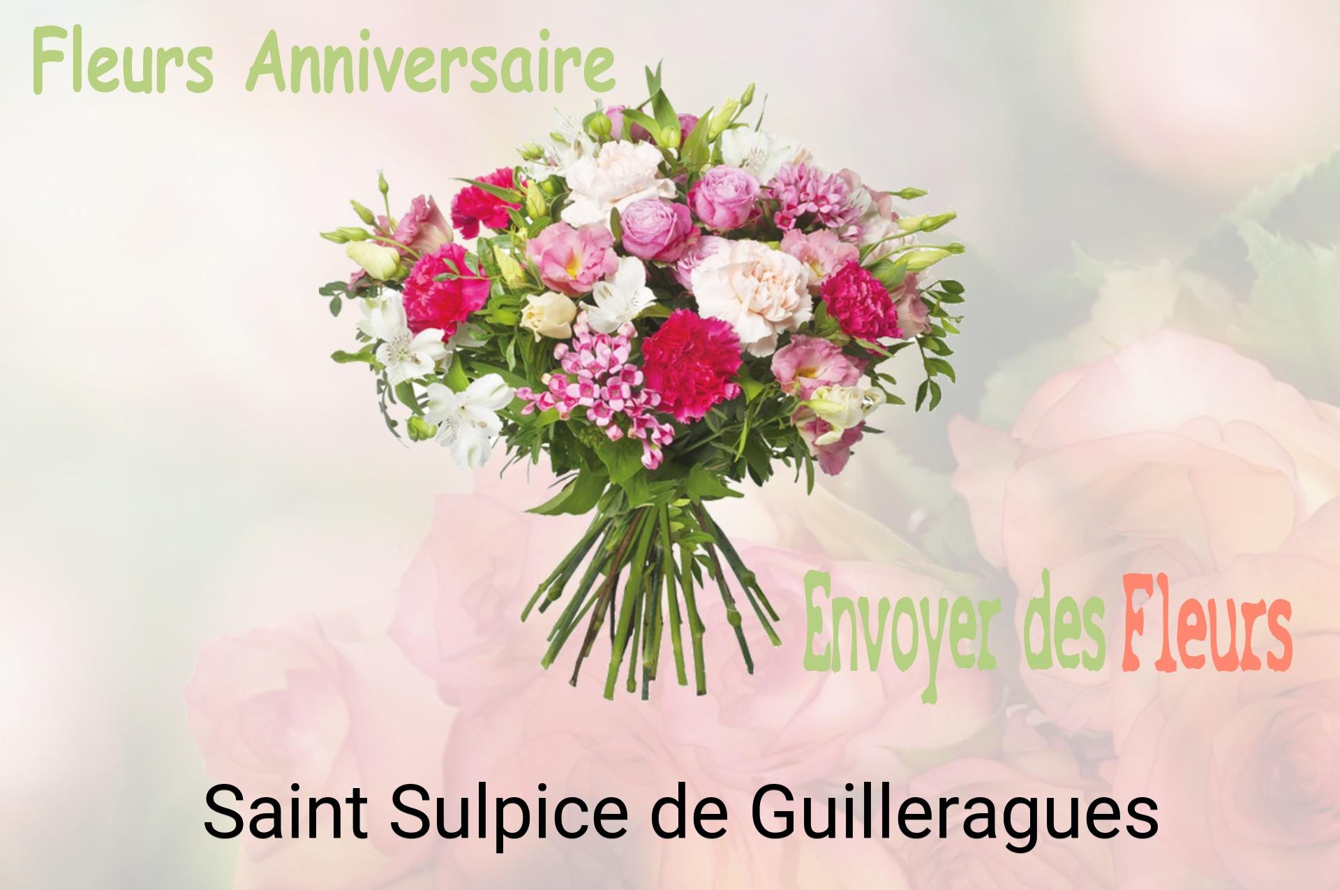 Bouquet de fleurs d’anniversaire livré à Saint-Sulpice-de-Guilleragues