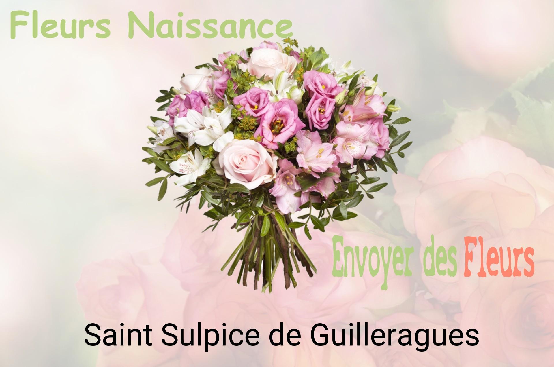Bouquet de fleurs de naissance livré à Saint-Sulpice-de-Guilleragues